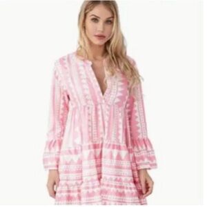 Pink Patterned Dress